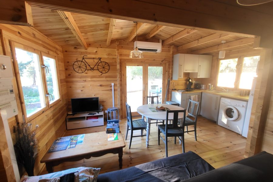 Salon, salle à manger, cuisine